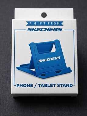 Skechers Promo Folding Blue Phone/Tablet Stand Adjustable